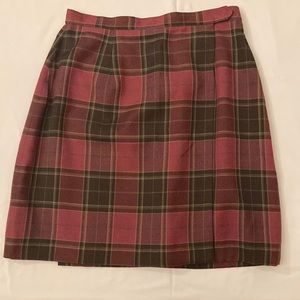 Womens plaid skirt
